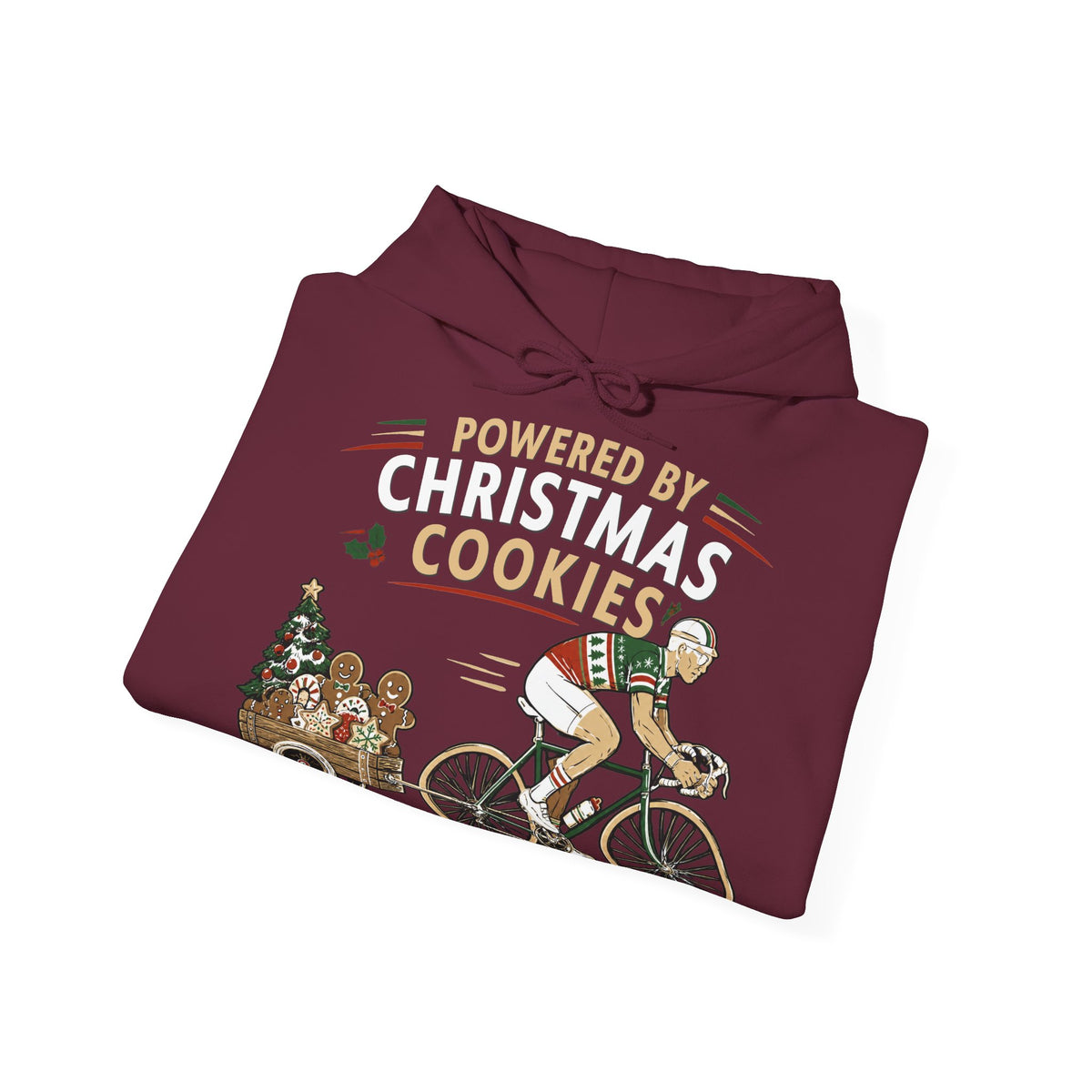 Powered by Christmas Cookies Holiday Hoodie