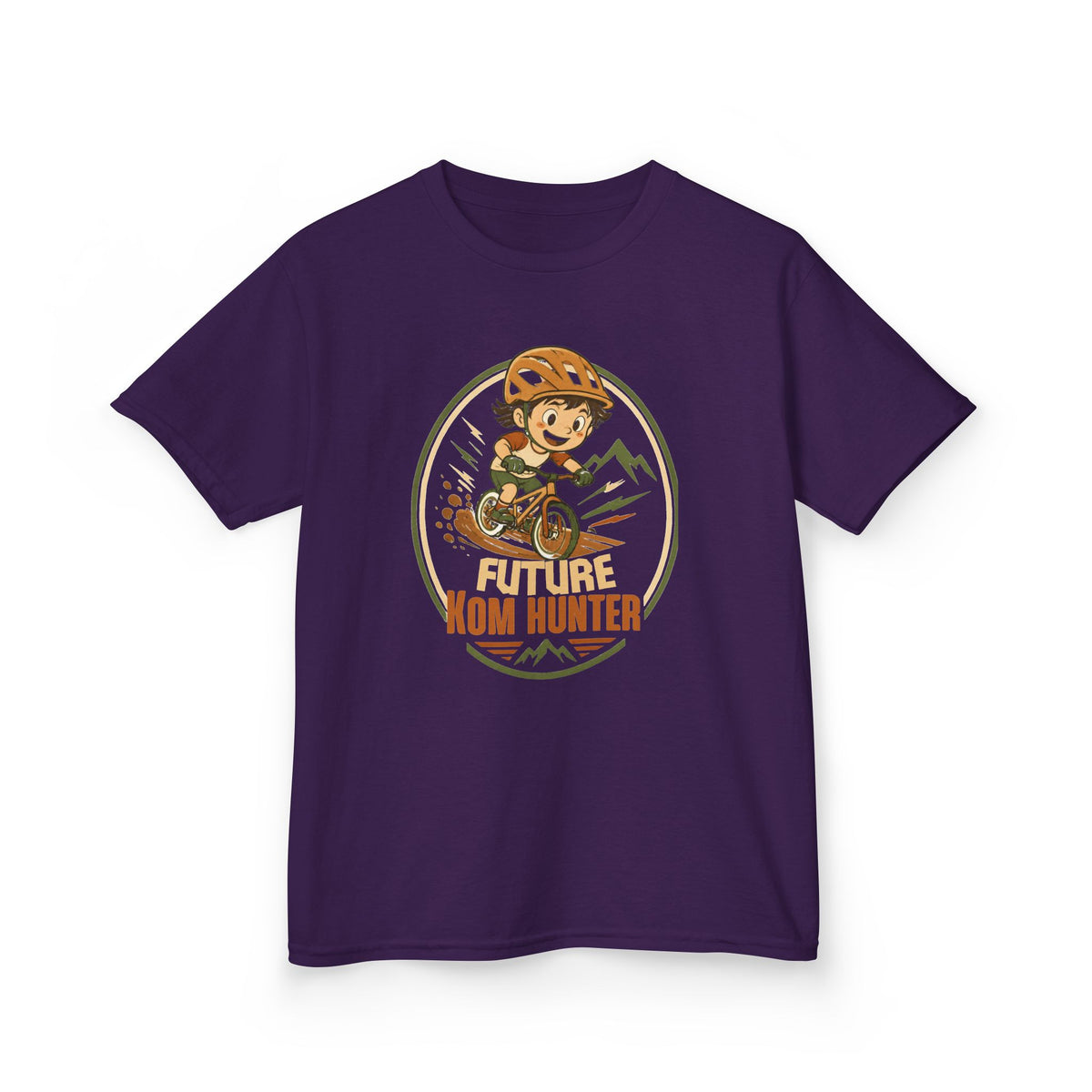 Kids T-Shirt — "Future KOM Hunter" Cute Adventure Graphic