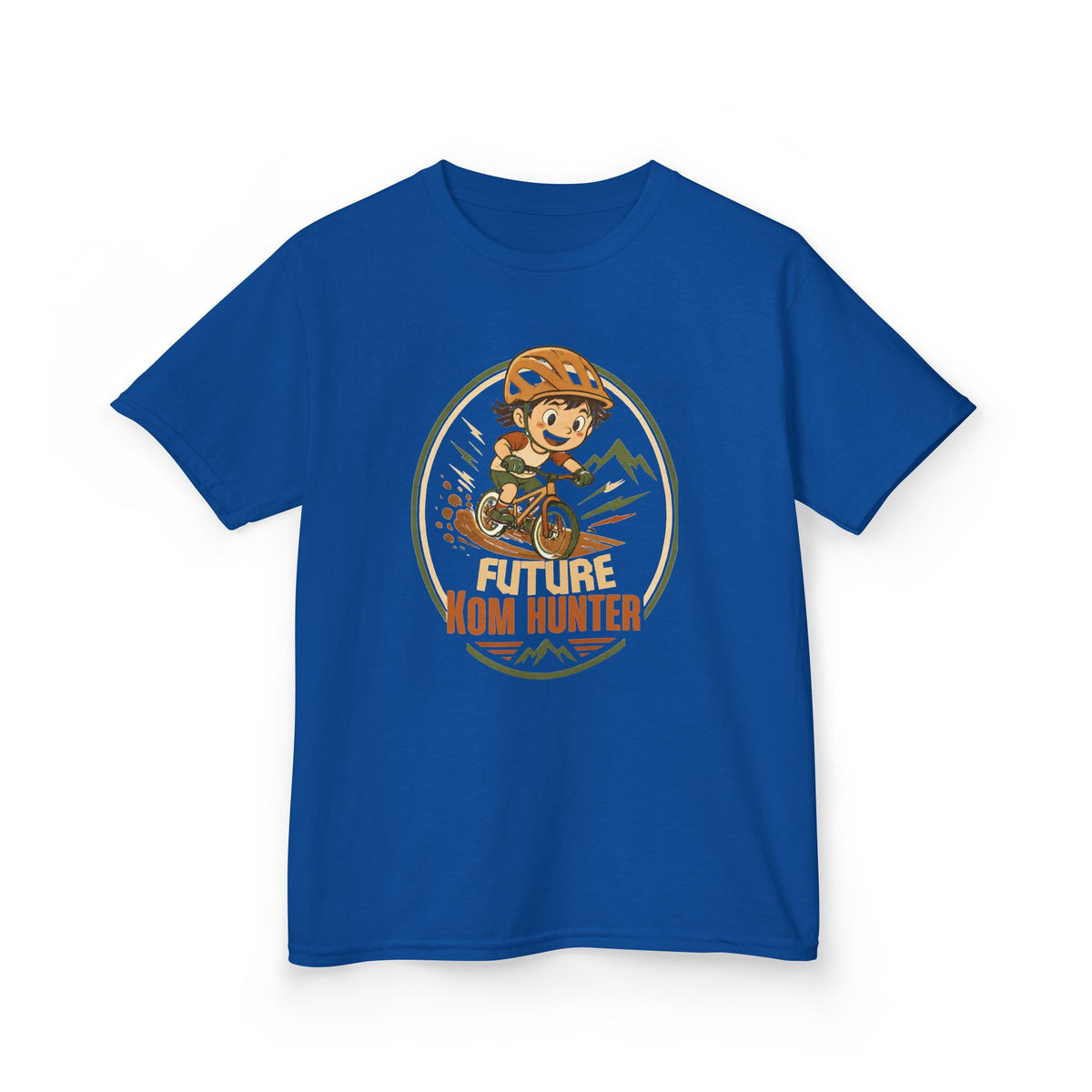 Kids T-Shirt — "Future KOM Hunter" Cute Adventure Graphic