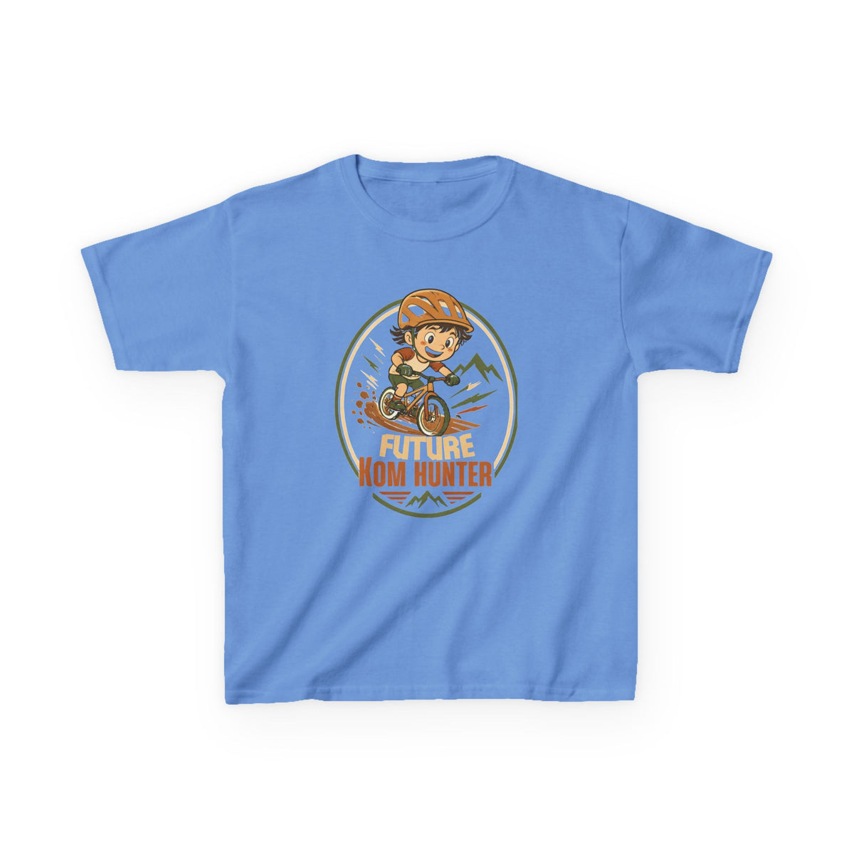 Kids T-Shirt — "Future KOM Hunter" Cute Adventure Graphic