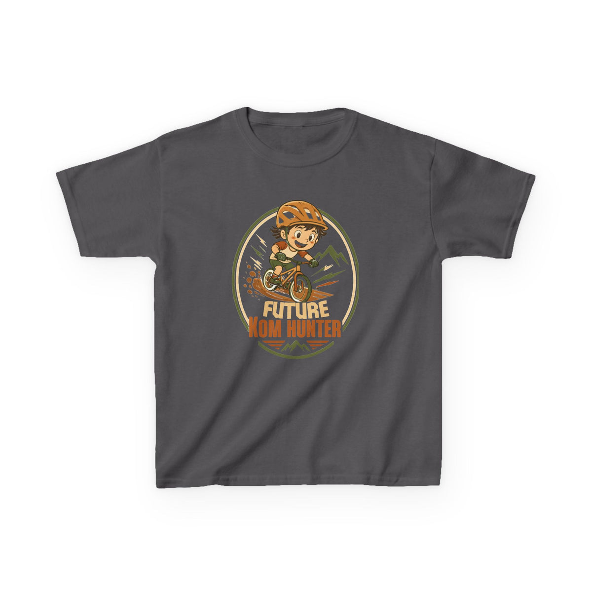 Kids T-Shirt — "Future KOM Hunter" Cute Adventure Graphic