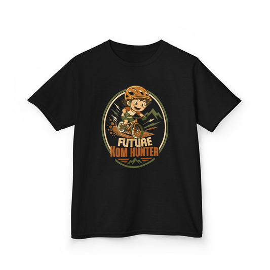 Kids T-Shirt — "Future KOM Hunter" Cute Adventure Graphic