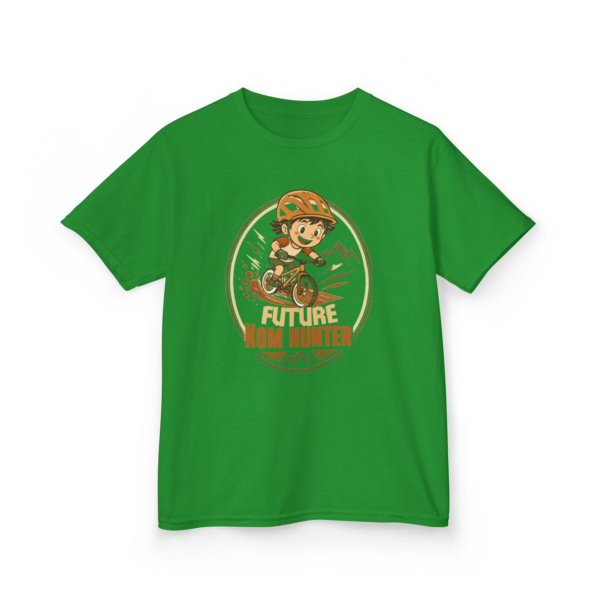 Kids T-Shirt — "Future KOM Hunter" Cute Adventure Graphic