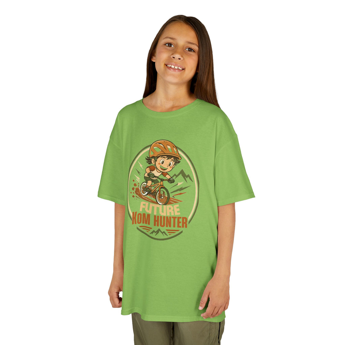 Kids T-Shirt — "Future KOM Hunter" Cute Adventure Graphic